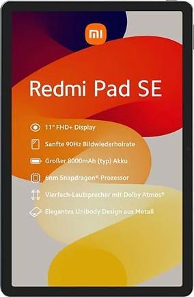 Produktbild Xiaomi Redmi Pad SE (11", 128 GB, Graphit Grau)