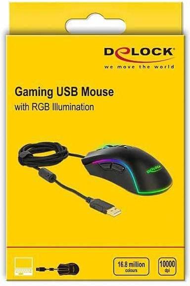 Produktbild Delock 12670 Gamimg Maus, optisch (Kabelgebunden)