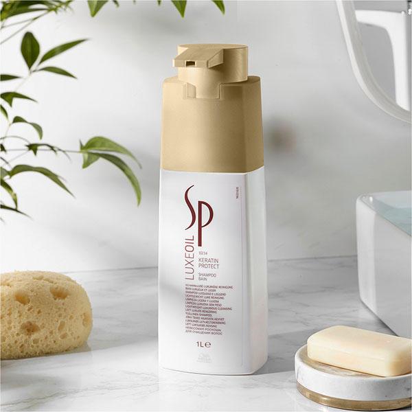 Produktbild Wella SP Luxe Oil Keratin Protect (1000 ml, Flüssiges Shampoo)