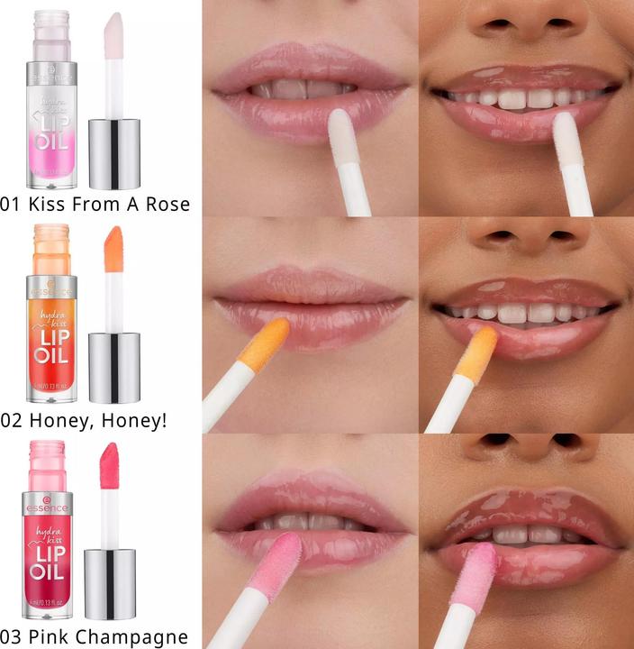 Actual product image essence Hydra Kiss Lip Oil (02 orange)