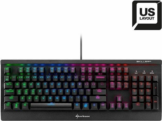 Produktbild Sharkoon Skiller Mech SGK3 (Raudona) (US, Kabelgebunden)