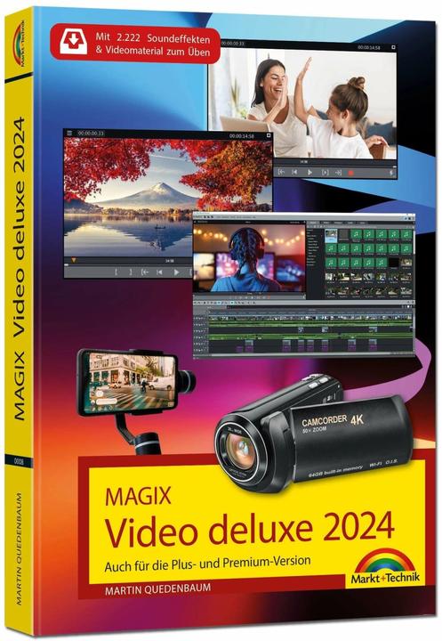 Image du produit MAGIX Video deluxe 2024 - Das Buch zur Software. Die besten Tipps und Tricks (Allemand, Martin Quedenbaum, 2023)