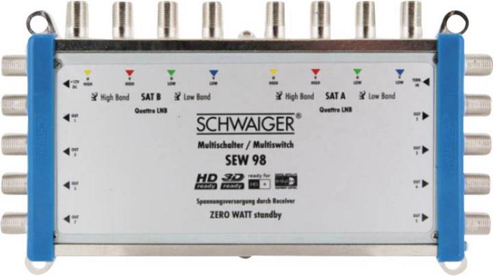 Image du produit Schwaiger Commutateur SAT (Multi commutateur)
