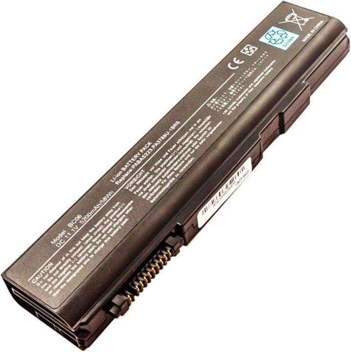Image du produit Toshiba Batterie PA3788U-1BRS, PABAS223, PA3788, PA3788U1BRS, Dynabook, Tecra A11, M11, S11 (6 cellules, 5200 mAh)