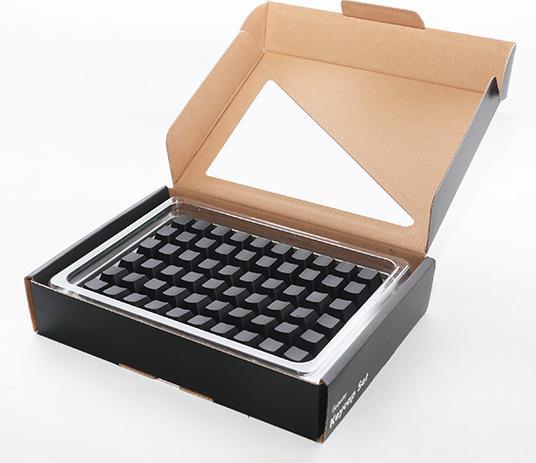 Image du produit Ducky Blank Black PBT Set, profil MDA - 133 Keycaps