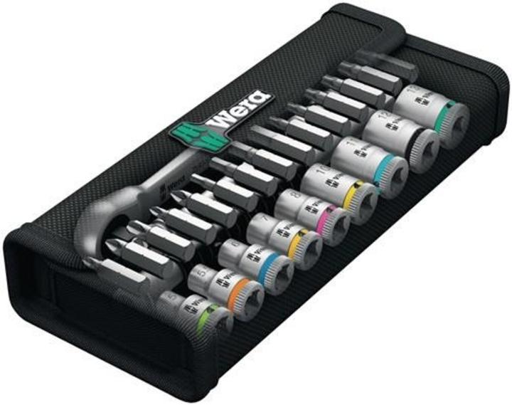 Actual product image Wera 8100 SB 7 Zyklop Metal Ratchet Set (19 mm, 8 mm, 10 mm, 14 mm, 18 mm, 11 mm, 12 mm, 17 mm, 15 mm, 13 mm, 9 mm, 16 mm)