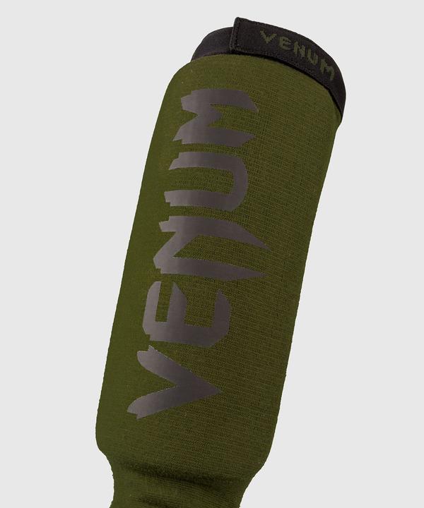 Actual product image Venum Kontact Shin Guards - Khaki/Black (XL)