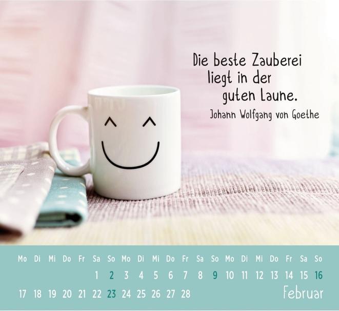 Image du produit Mini-calendrier (12 x 13 cm, Non contraignant, Allemand)