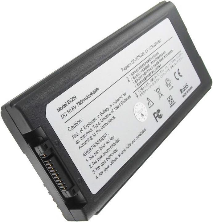 Actual product image Panasonic Battery CF-VZSU29, CF-VZSU29A, CF-VZSU29ASU, CF-VZSU29AU, CF-VZSU29U (9 Cells, 7800 mAh)