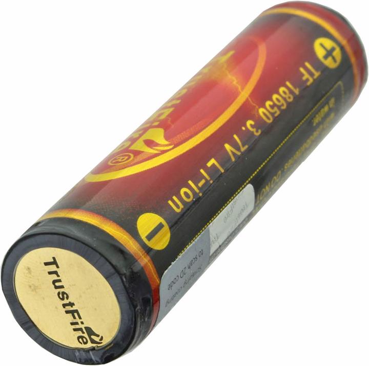 Actual product image Trustfire Akku 18650 3000mAh geschützt (Flame) (1 pcs., 18650, 3000 mAh)