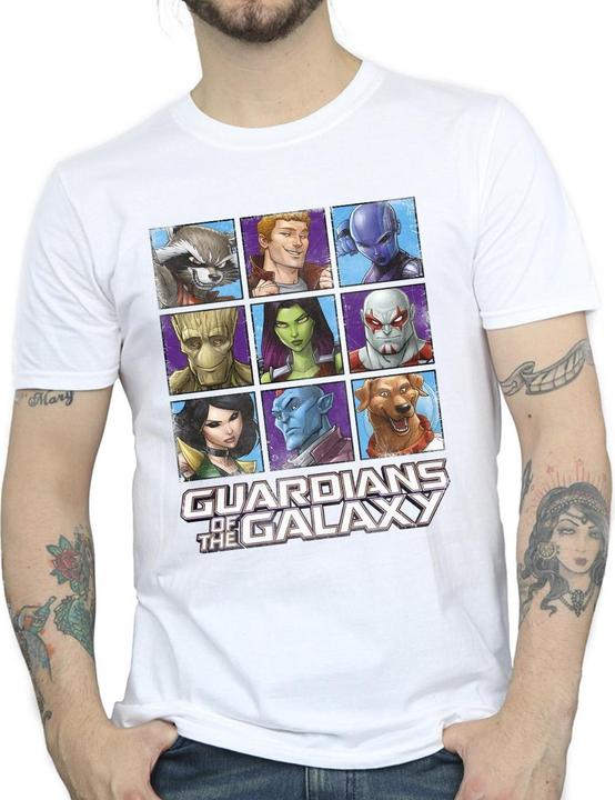 Produktbild Guardians of the Galaxy Character Squares TShirt (4XL)