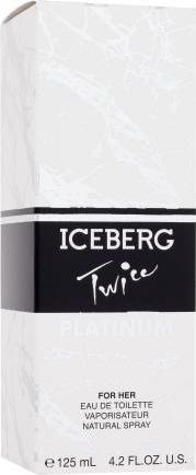 Actual product image Iceberg Twice Platinum Women Edt Spray (Eau de toilette, 125 ml)