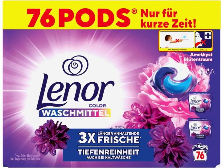 Image du produit Lenor Améthyste Rêve floral (76 Cycles de lavage, Pods)
