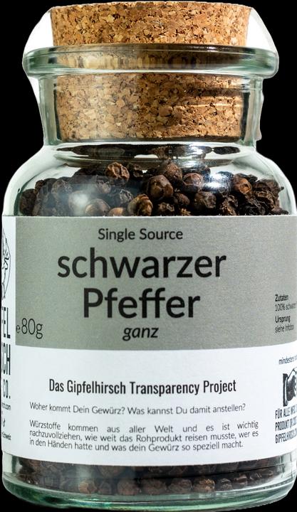 Gipfelhirsch Schwarzer Pfeffer (80 g)