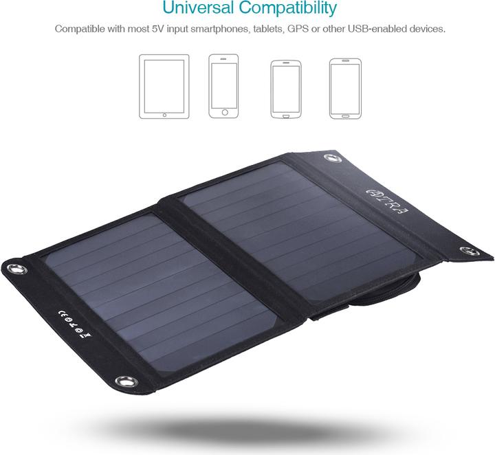 Actual product image Atra Solar Charger DA69 (10000 mAh, 12 W, 37 Wh)