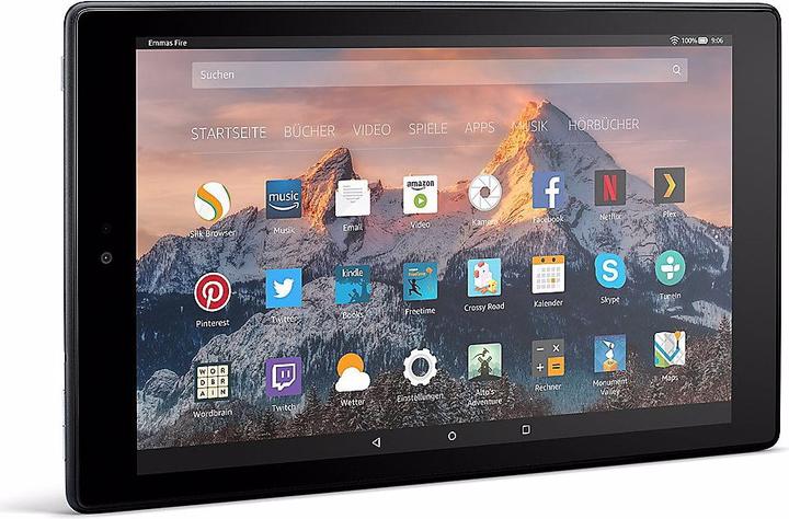 Produktbild Amazon Fire HD 10 (nur WLAN, 10.10", 32 GB, Black)