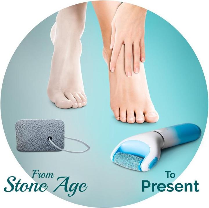 Produktbild Scholl Velvet Smooth elektrischer HornhautEntferner NEU mit zusätzlicher PeelingRolle BLAU (Hornhautentferner)
