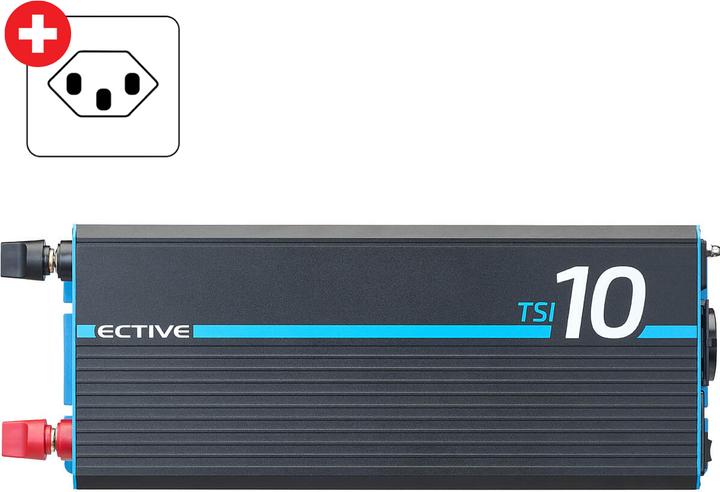 Immagine prodotto Ective TSI 10 Sinus-Wechselrichter 1000W 12V mit Netzvorrangschaltung (CH-Stecker)