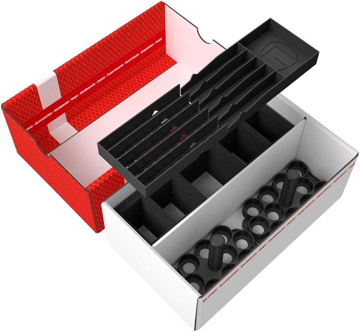 Produktbild Feldherr Lagerbox TCHS105 für Miniaturen Farbfläschchen Pinsel (Kunststoff, Karton)