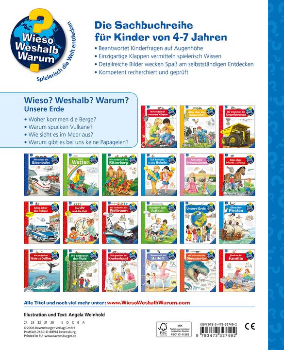 Produktbild Ravensburger Unsere Erde (Deutsch, Angela Weinhold, 2015)
