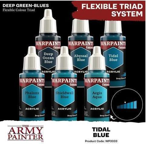 Produktbild The Army Painter Farbe Warpaints Fanatic: Tidal Blue 18 ml