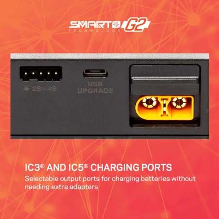 Image du produit Spektrum Chargeur S155 G2 1x55W AC Smart Charger Connecteur international IC3 et IC5