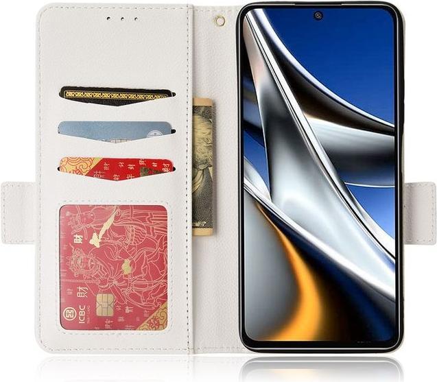 Produktbild MU Classic Litchi Leder Bookcover Series (Xiaomi Poco X4 Pro 5G)