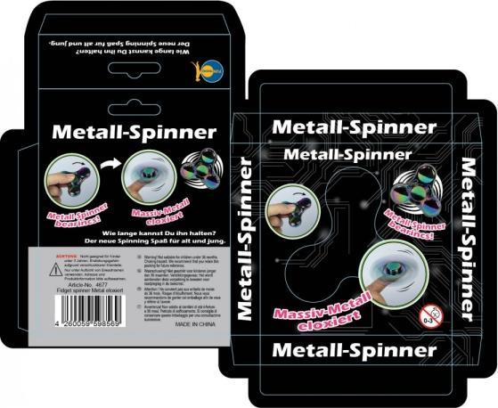 Produktbild Fun trading Finger-Kreisel fidget spinner Metall eloxiert