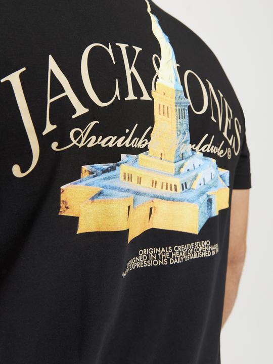 Actual product image Jack & Jones Plus Size Rückenprint T-shirt T-shirt (5XL)