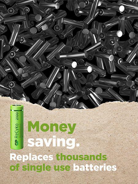 Actual product image GP Batteries ReCyko (4 pcs., AA, 2000 mAh)