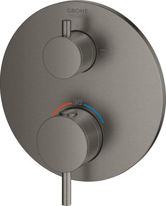 Grohe Thermostat-Brausebatterie ATRIO m 2-W-Umst. ha graph gebü