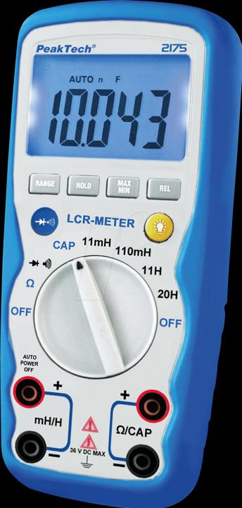 Actual product image Peaktech LCR Meter 110 M? 110 mF 20 H ( 2175)