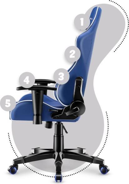 Produktbild Huzaro Gaming chair for children Ranger 6.0 Gaming Chair, Blue