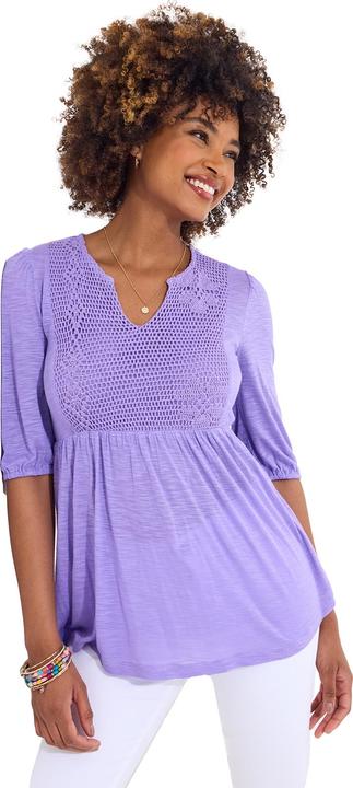 Actual product image Joe Browns Lace Panel Jersey Top (38)