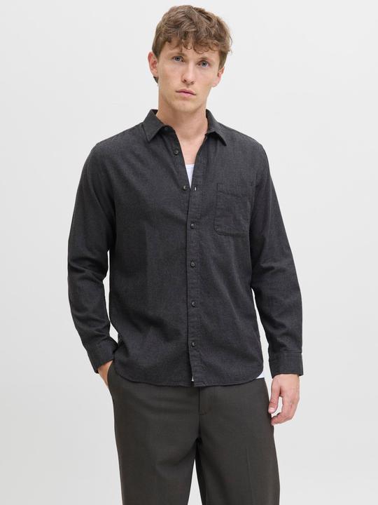 Produktbild Jack & Jones Jjeclassic Melange Shirt L/S Noos (XS)