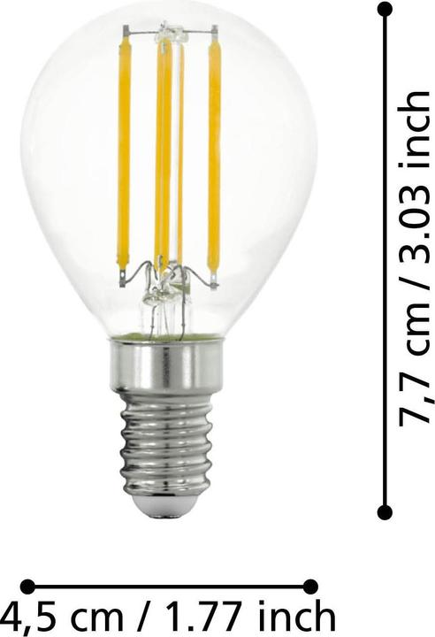 Produktbild EGLO Leuchtmittel (E14, 4 W, 470 lm, 48 x, E)