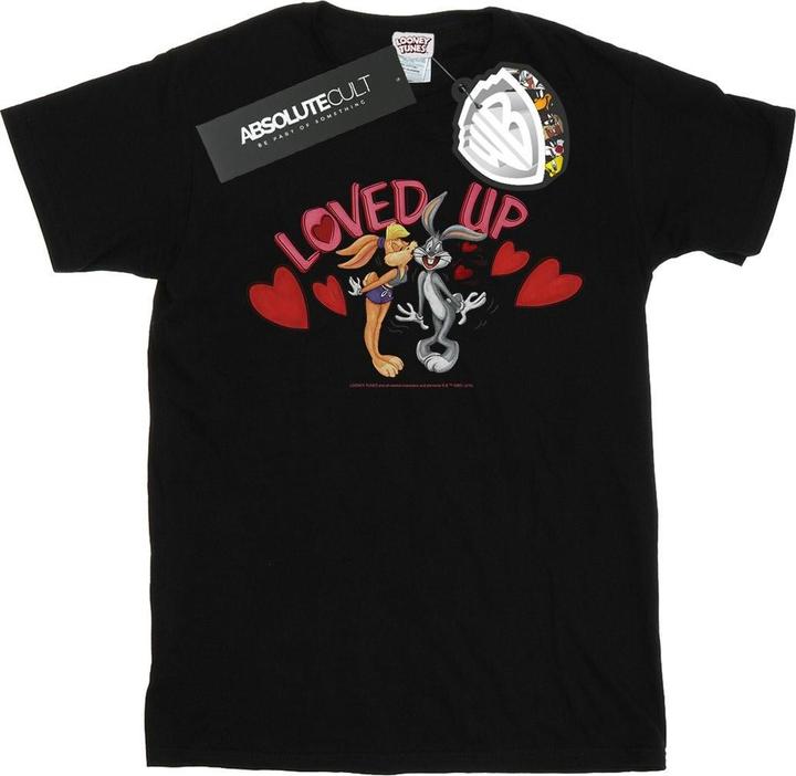 Looney Tunes Bugs Bunny And Lola Valentine's Day Loved Up TShirt (M)