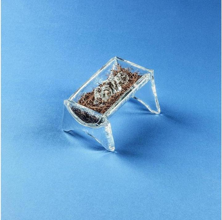 Produktbild Glasi Hergiswil Krippe 13.5 cm aus Glas