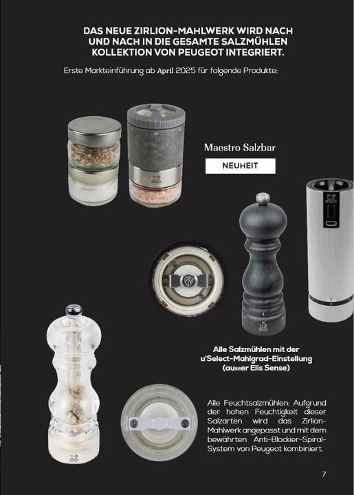 Actual product image Peugeot LINE Night (Pepper, Salt)