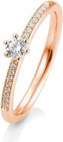 Breuning Verlobungsring Pavé (57, 585/14 K Gold)