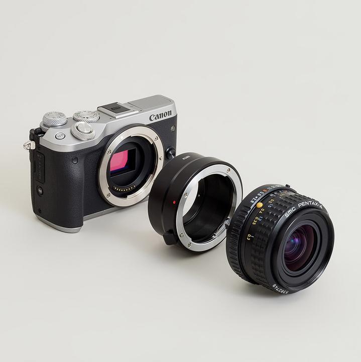 Immagine prodotto Urth Adattatore per obiettivo: compatibile con l'obiettivo Pentax K e il corpo macchina Canon EF M