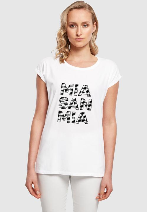 Actual product image FC Bayern München Ladies MSM Outline Extended Shoulder Tee - 115337 (3XL)