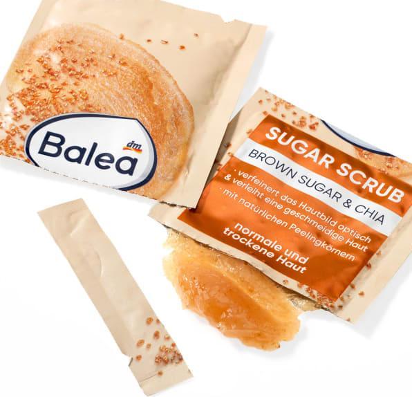 Actual product image dm Balea sugar scrub (Exfoliation, 16 ml)