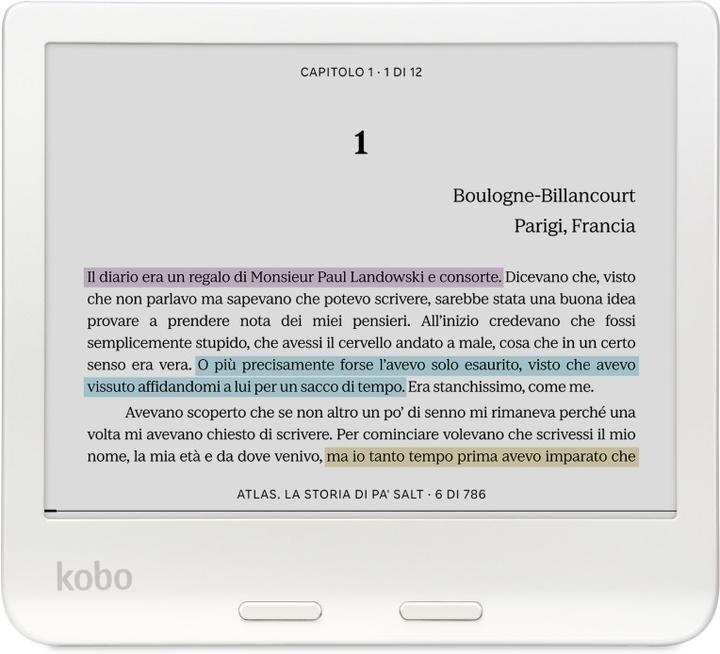 Kobo Libra Colour (7", 32 GB, White)
