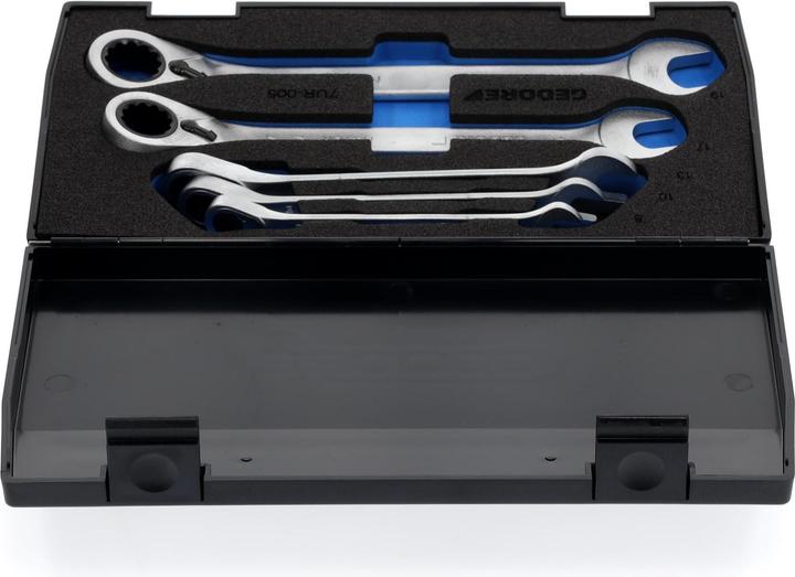 Immagine prodotto Gedore Set di chiavi a cricchetto combinate (19 mm, 12 mm, 14 mm, 16 mm, 10 mm, 18 mm, 17 mm, 11 mm, 15 mm, 8 mm, 9 mm, 13 mm)