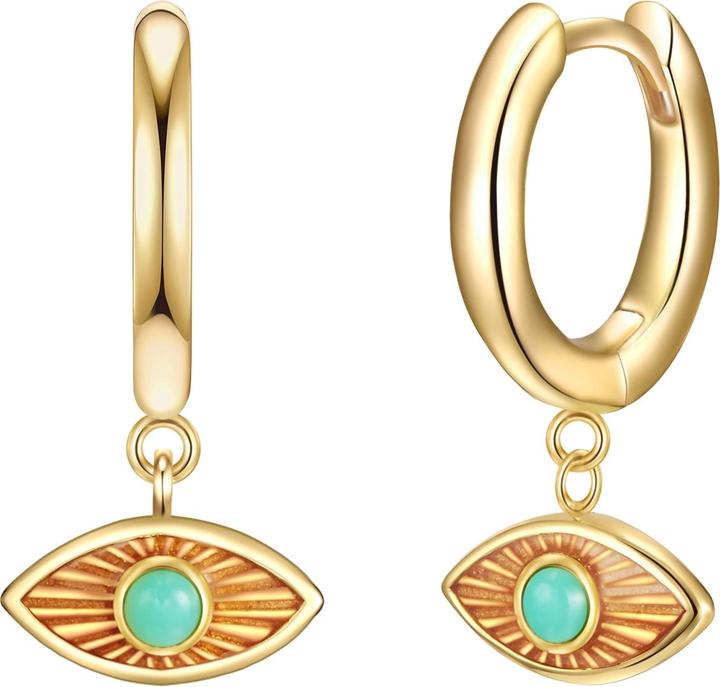 Glanzstücke München Damen Sterling Silber Jade gelbgold - 29007 (Sterling Silber)
