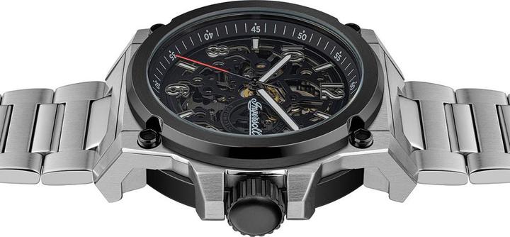 Actual product image Ingersoll 1892 Ingersoll I16601 Herrenuhr Ingersoll Anvil Automatik 46mm 5ATM (Skeleton watch, 46.50 mm)