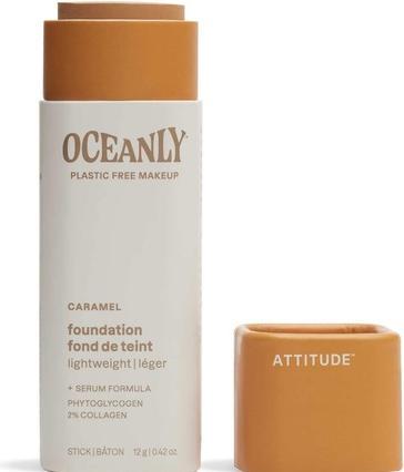 Attitude Oceanly Plastic-Free Light Coverage Foundation Stick with Titanium Dioxide