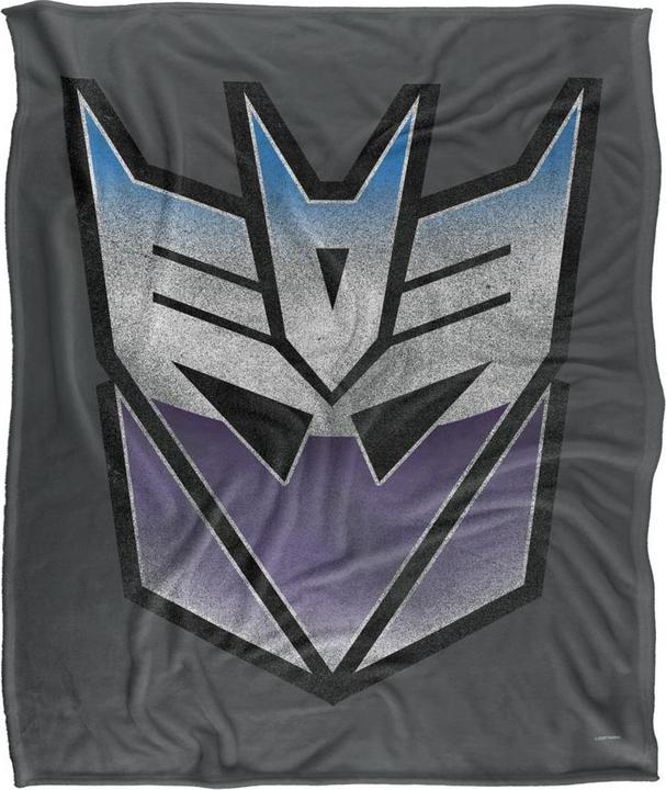 Transformers Vintage Logo Decepticons Blanket (152 x 127 cm)