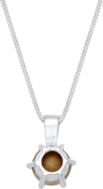 Immagine prodotto Elli Collana con catena a cordoncino Basic con cristalli in argento 925 (Cristallo di vetro, Argento 925)